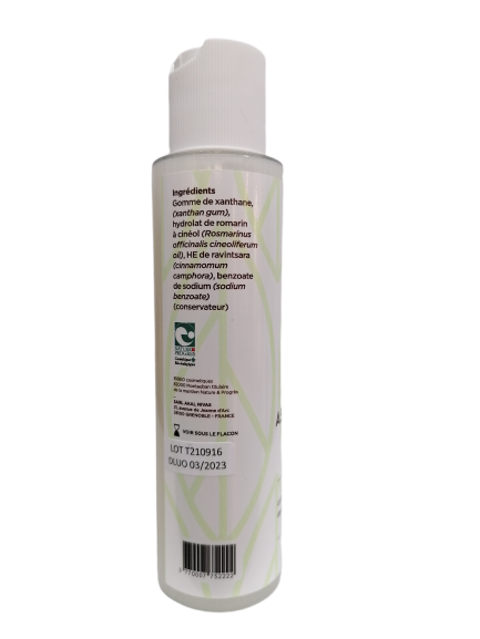 Sanitizing hand gel with organic Ravintsara without alcohol-100ml-Betsara