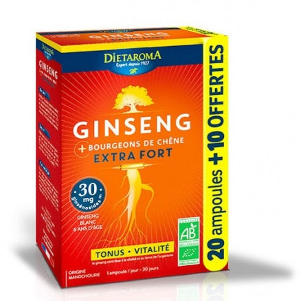 Ginseng Bio Extra fort- 30 ampoules-Dietaroma