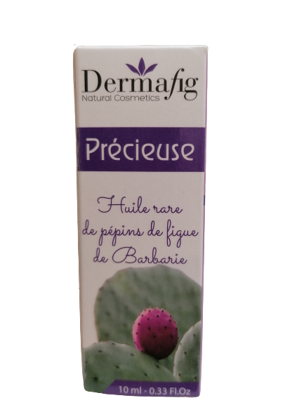Précieuse, huile rare de pépins de figue de Barbarie-10ml-Dermafig