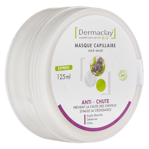 Masque capillaire anti-chute - 125ml-Dermaclay - Boutique Pleine-Forme 
