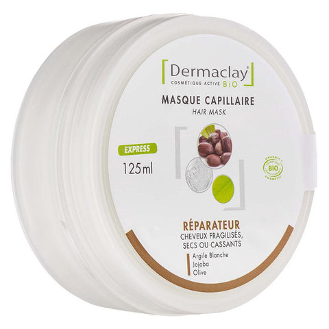Masque capillaire réparateur - 125ml-Dermaclay - Boutique Pleine-Forme 