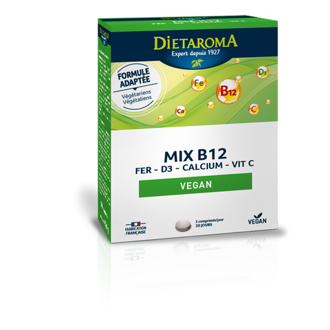 MIX B12-Vegano-60 comprimidos-Dietaroma