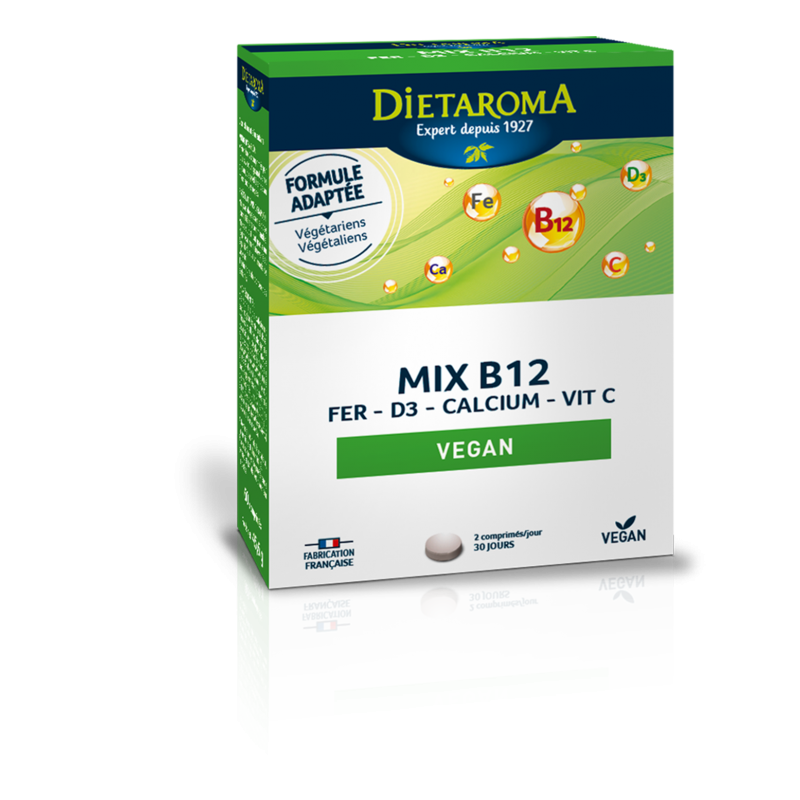 MIX B12-Vegan-60 comprimés-Dietaroma