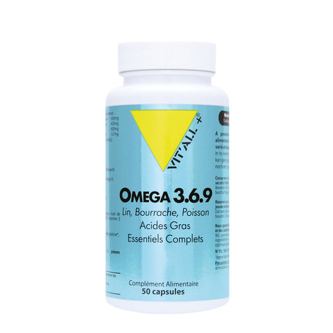 Omega 3-6-9- 50 capsules-Vit'all+