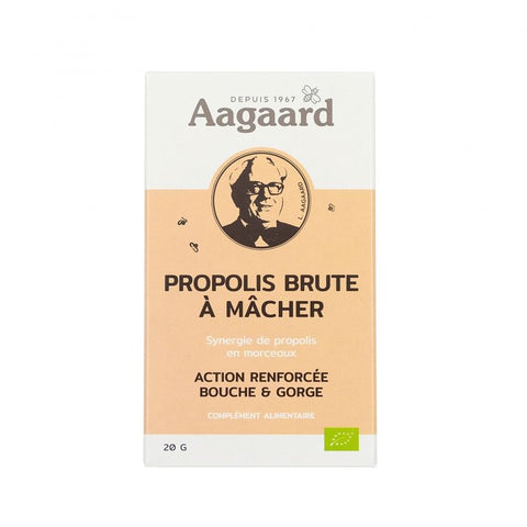 Raw propolis to chew organic-20g-Aagaard