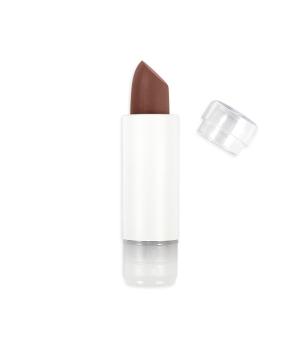 Recharge Rouge à lèvres Mat 466 Chocolat-Zao Make up - Boutique Pleine-Forme 