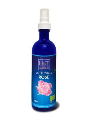 eau florale de rose bio-200ml-Herbes et traditions 