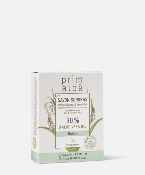 Superfatted soap 30% Aloe Vera-100g-Prim Aloe