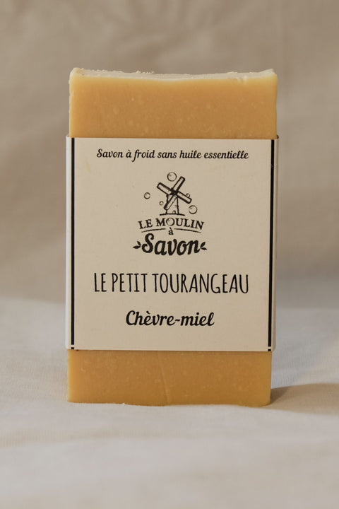 solid soap le petit tourangeau (goat cheese-honey)-100g-The soap mill 