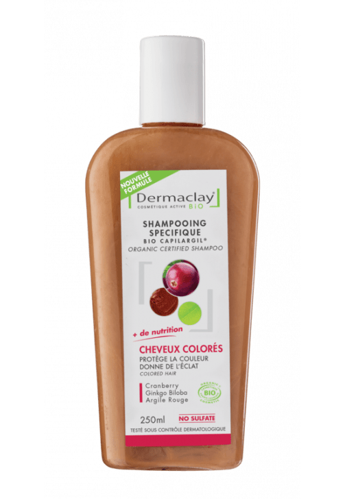 Shampooing traitant cheveux colorés et decolorés - 250 ml-Dermaclay - Boutique Pleine-Forme 