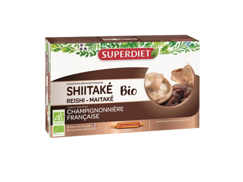 Shiitake Reishi Maitake Organic-20 vials-Superdiet
