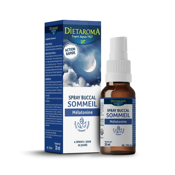 Spray buccal sommeil à la mélatonine-30ml-Dietaroma