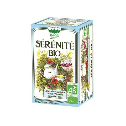 Organic Serenity Herbal Tea-20 sachets-Romon Nature
