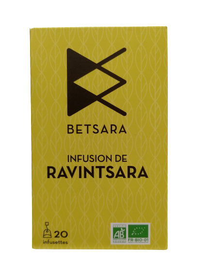 Infusion de Ravintsara bio-20 infusettes-Betsara