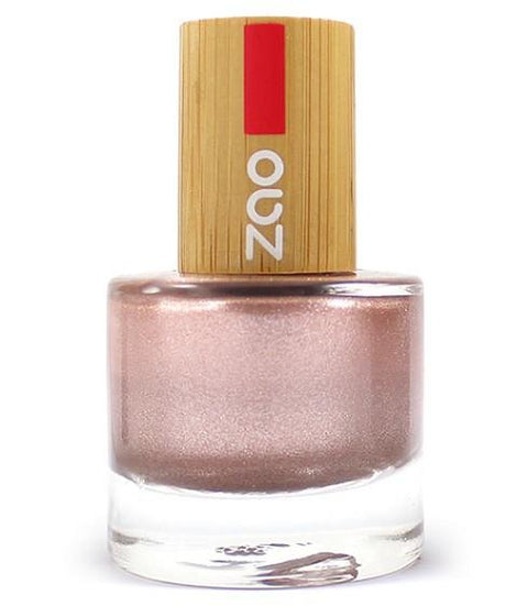 Vernis à ongles Bio - 658 Champagne rosé- 8 ml - Zao Make-up - Boutique Pleine-Forme 