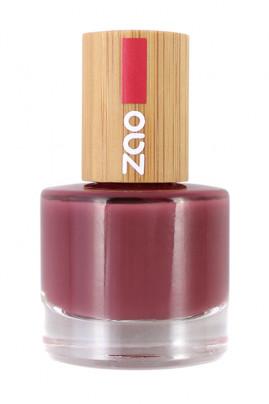 Vernis à ongles Bio - 667 Rose amarante- 8 ml - Zao Make-up - Boutique Pleine-Forme 
