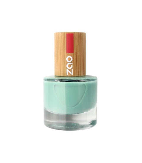 Vernis à ongles Bio - 660 Vert d'eau- 8 ml - Zao Make-up - Boutique Pleine-Forme 