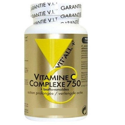 Vitamine C Complexe 750 mg - 30 comprimés-Vit'all+ - Boutique Pleine-Forme 