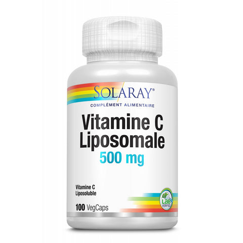 Liposomal vitamin C 500 mg-100 capsules-Solaray 
