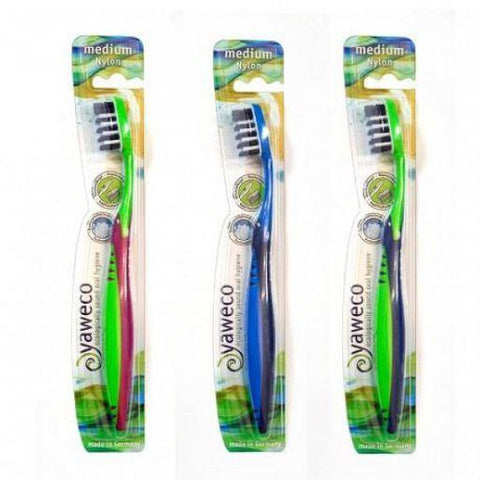 Brosse à dents soft en nylon bleue- 1 unité(s)-Yaweco - Boutique Pleine-Forme 