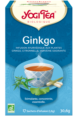 Infusión de Ginkgo - 17 sobres - Yogi Tea