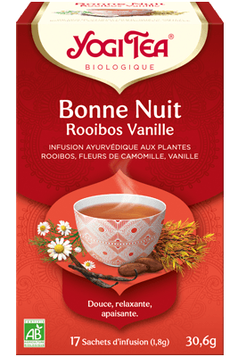 Infusion Bonne nuit-Rooibos Vanille-17 sachest-Yogi Tea