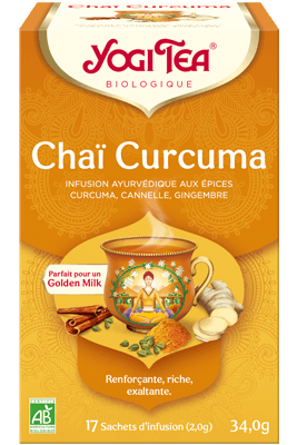 Chai Turmeric Infusion-17 sachets-Yogi Tea