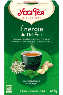 Infusion Energie du Thé vert-17 sachets-Yogi Tea