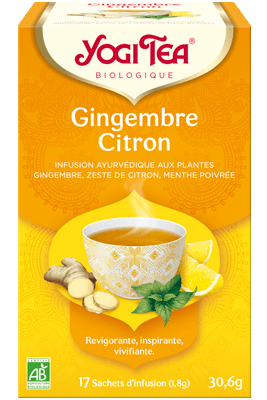 Ginger Lemon Infusion-17 sachets-Yogi Tea