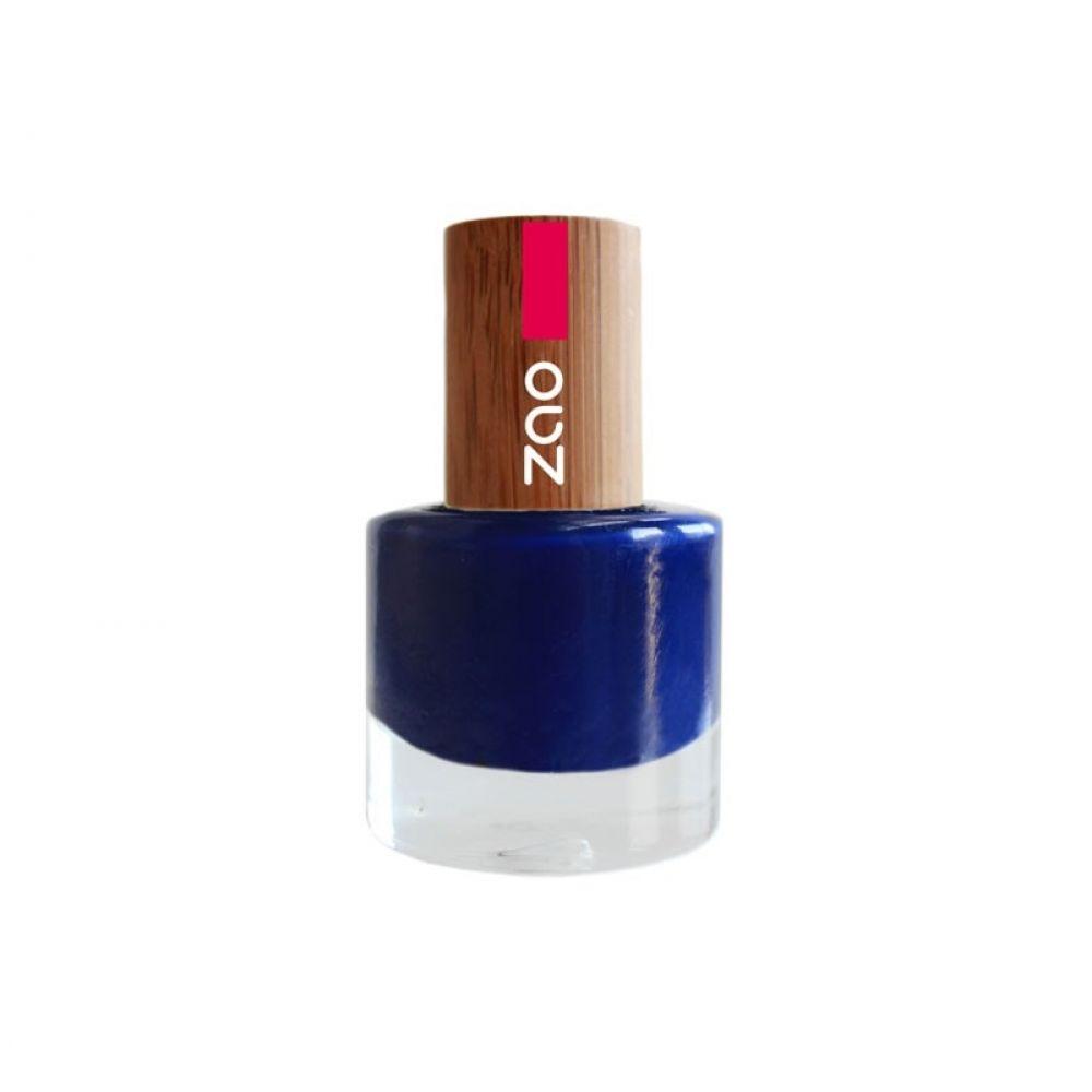 Vernis à ongles Bio - 653 Bleu nuit- 8 ml - Zao Make-up - Boutique Pleine-Forme 