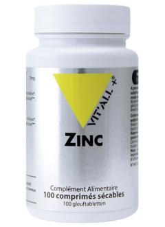Zinc 30mg - 100 comprimés-Vit'all + - Boutique Pleine-Forme 